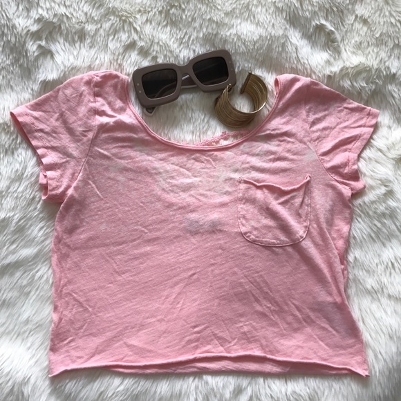 Hollister Cut Out Crop Top - Picture 1 of 3